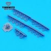 Yamamoto YMPTUN117 Racing Seatbelts 4 Points Set 2 - Blue & Green 1/24